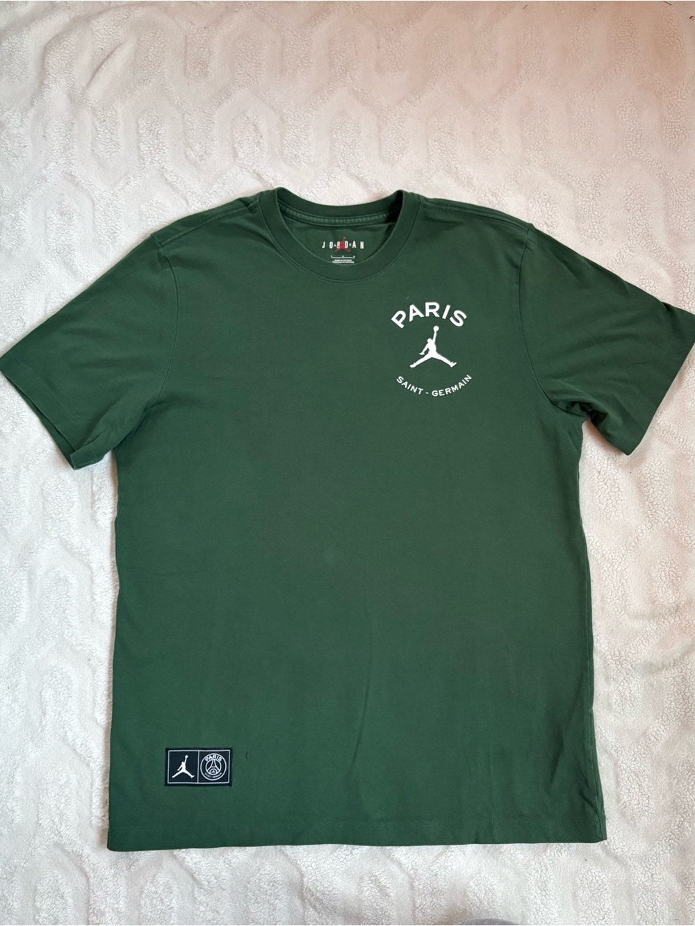 Jordan x Paris Saint-Germain T-Shirt Green Short Sleeve